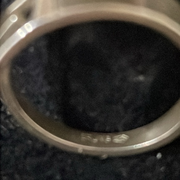 Vintage Sterling Silver Carlo Fiagi initial G Ring NWOT - Picture 4 of 4